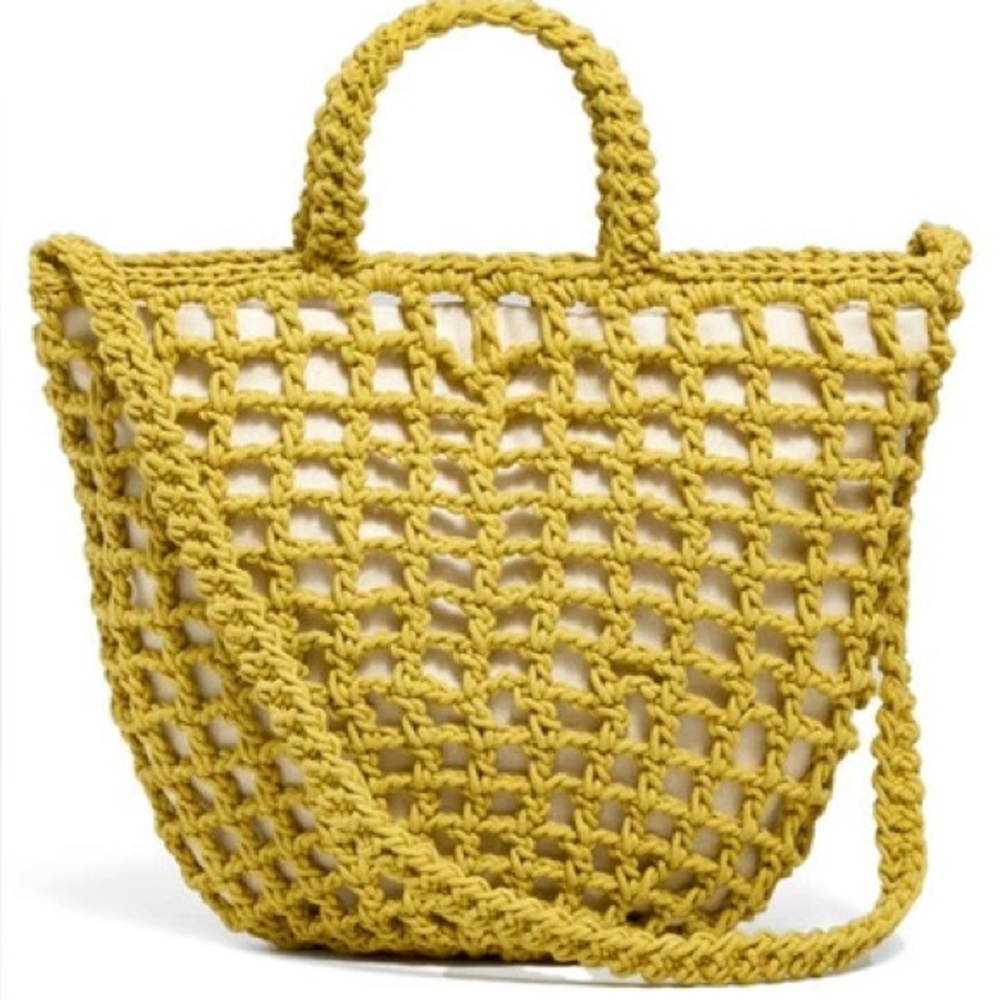 MADEWELL The Crochet Shoulder Bag gilded chartreuse - Picture 2 of 9